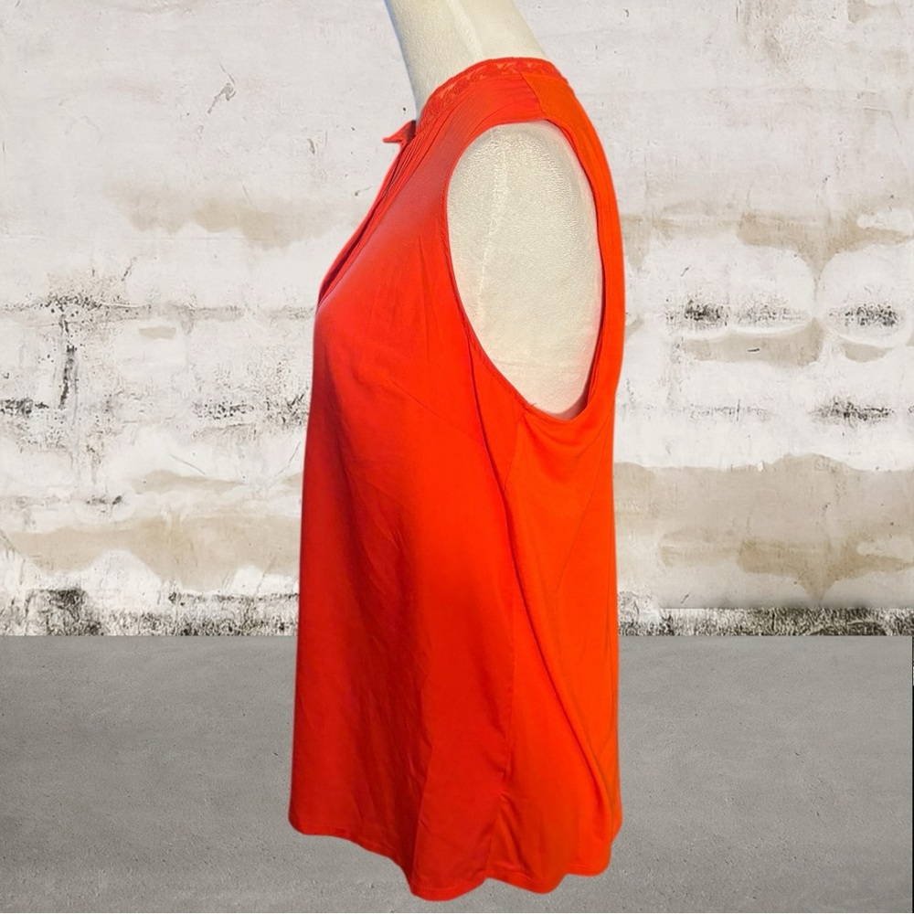 A New Day Reddish Orange Sleeveless Blouse Size XL - Picture 3 of 6